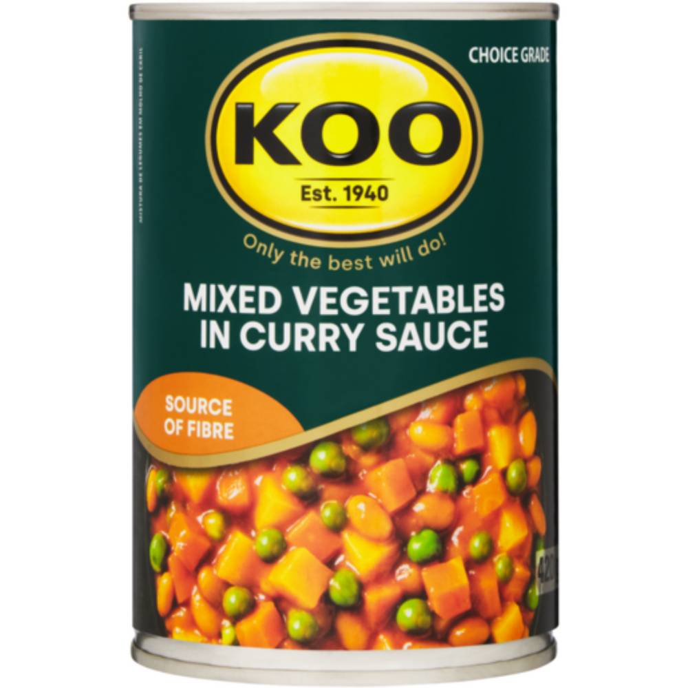Koo Mixed Vegetables in curry sauce 420g